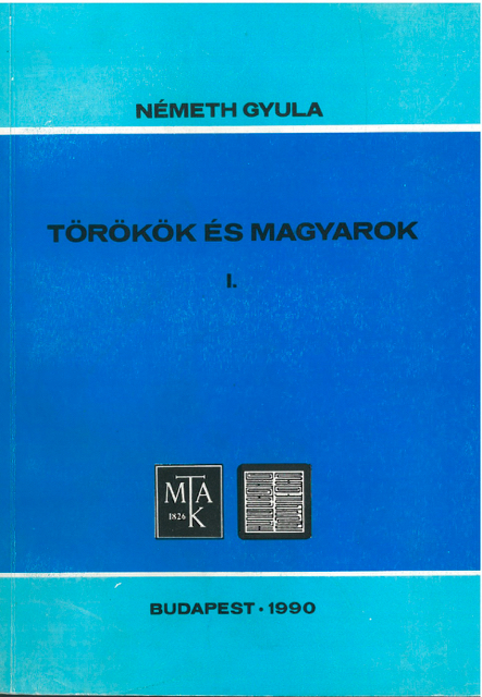 127 Nmeth Gyula Trkk s magyarok I II borito